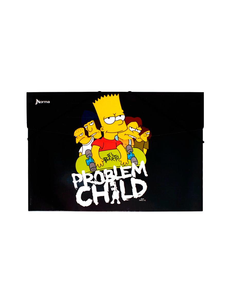 Carpeta Fuelle Cartón The Simpson  2