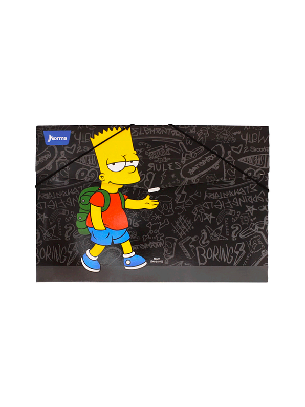 Carpeta Fuelle Cartón The Simpson  1