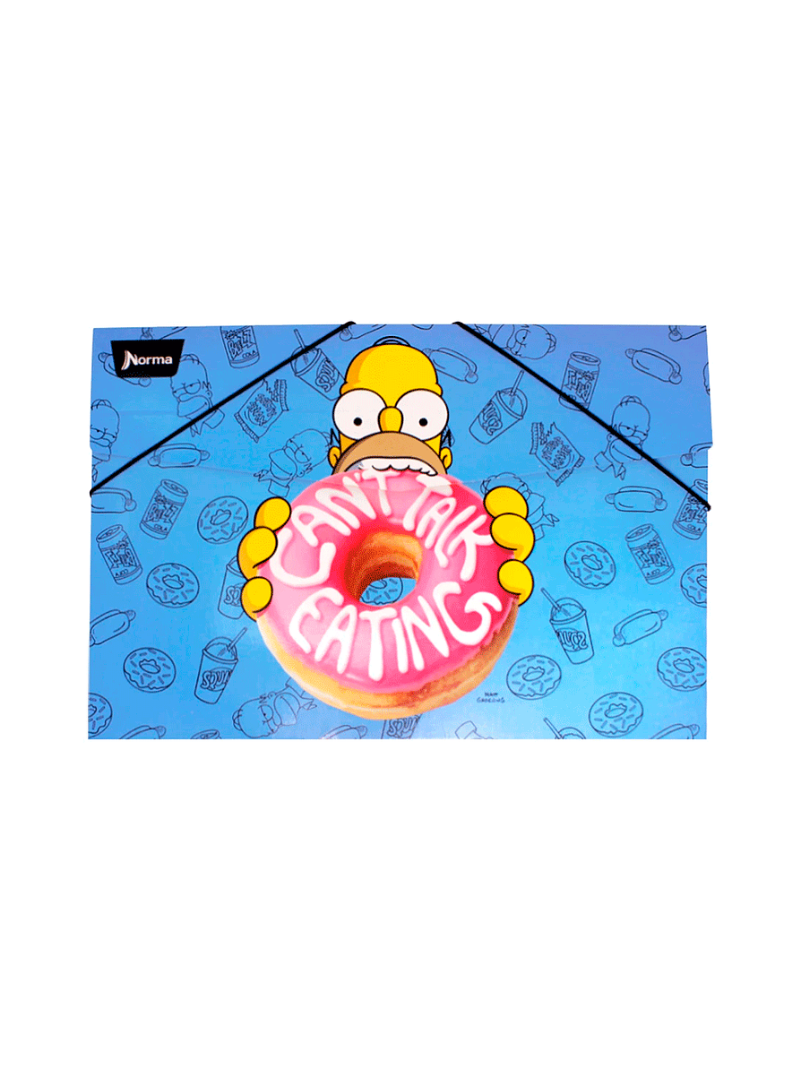Carpeta Fuelle Cartón The Simpson  3