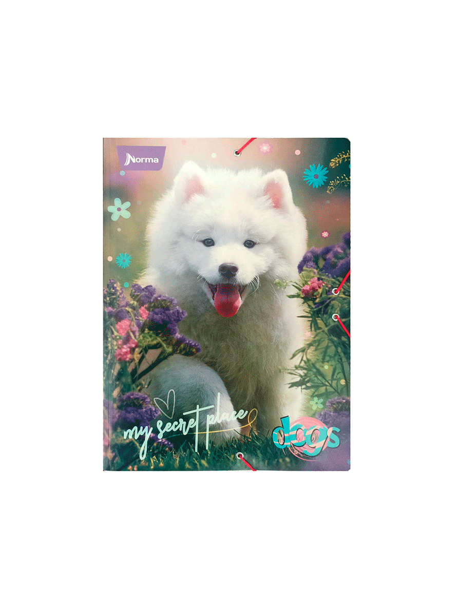 Carpeta Escolar Cartón Dogs 3