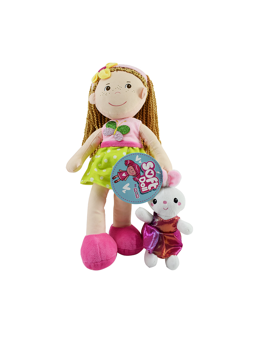 Muñeca y Conejo De Peluche Jeca 1