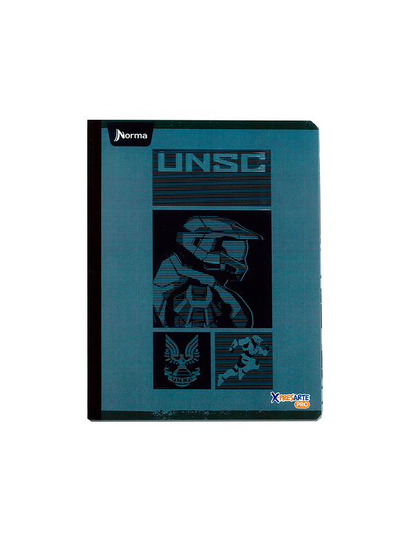 Cuaderno Cocido Norma Halo 50 Hojas Cuadros  3