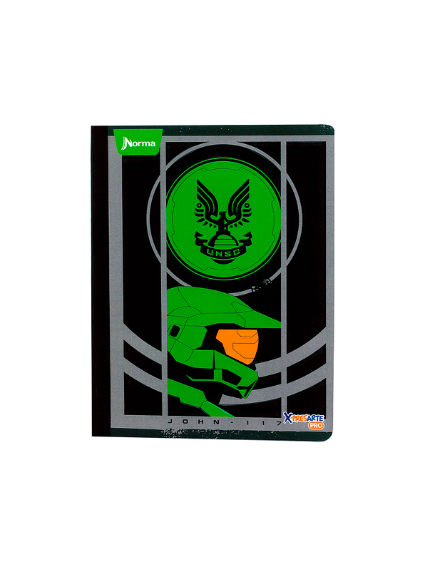 Cuaderno Cocido Norma Halo 50 Hojas Cuadros  4