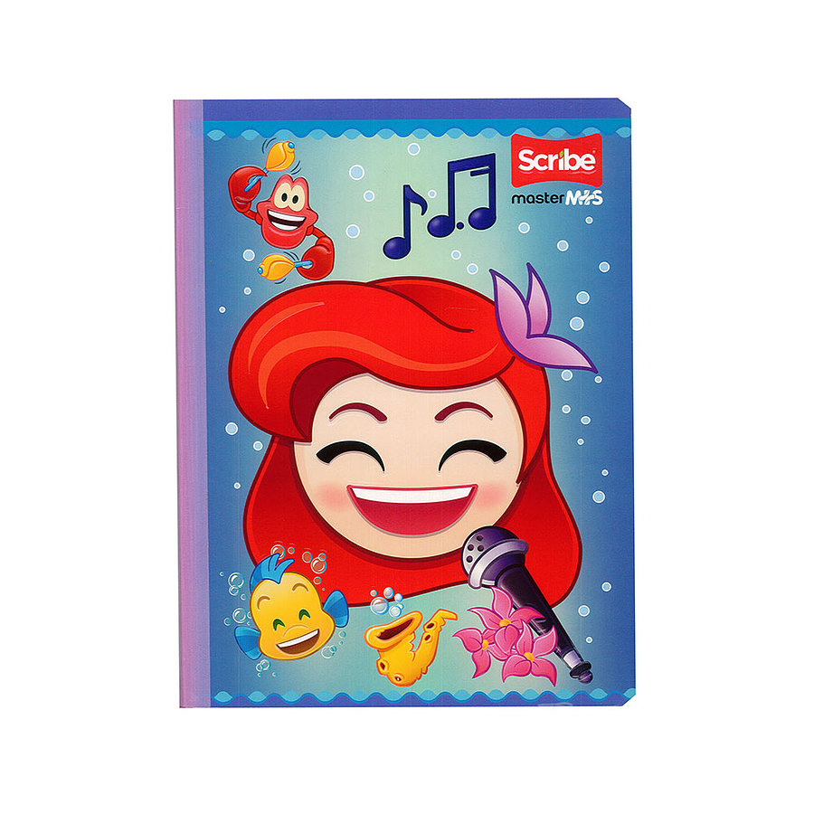 Cuaderno Cosido Cuadros Disney Emoji 100 Hojas  4