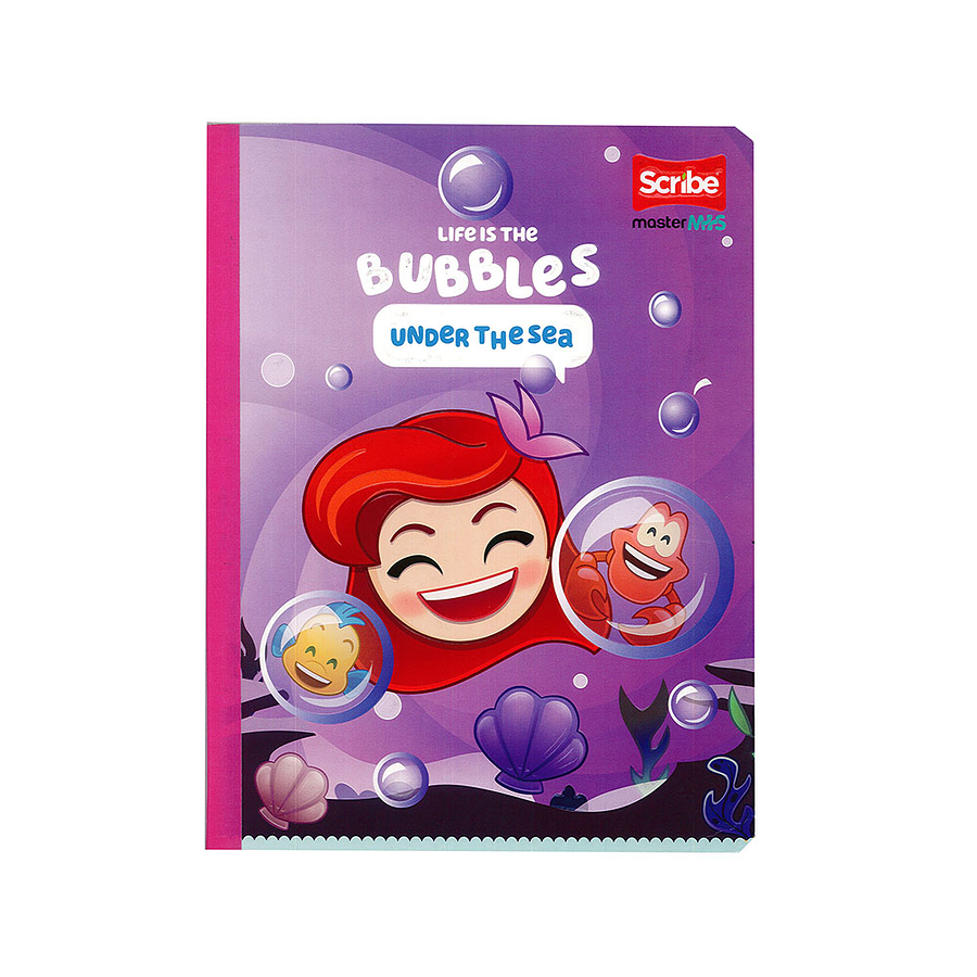 Cuaderno Cosido Cuadros Disney Emoji 100 Hojas  5