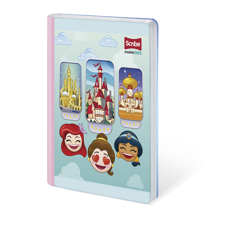 Cuaderno Cosido Cuadros Disney Emoji 100 Hojas  3