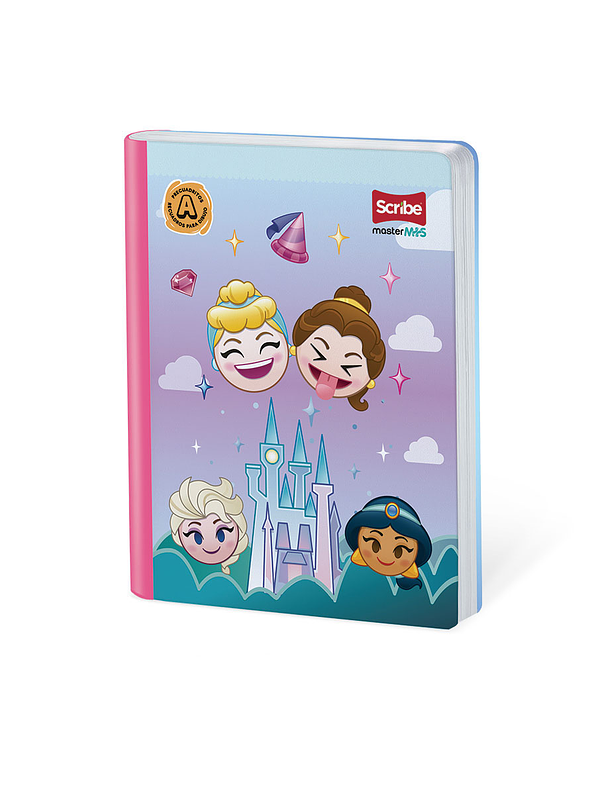 Cuaderno Cosido Disney Emoji 100 Hojas Cuadritos 3