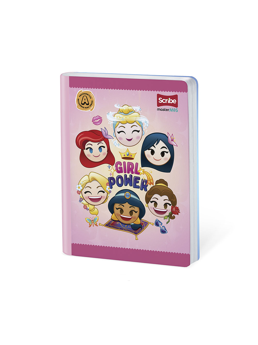 Cuaderno Cosido Disney Emoji 100 Hojas Cuadritos 5