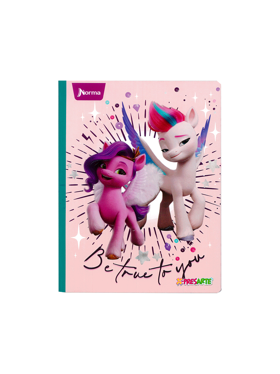 Cuaderno Cosido Norma My Little Pony 50 Hojas Cuadros 1