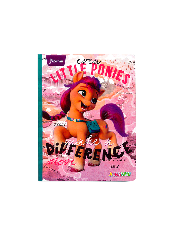 Cuaderno Cosido Norma My Little Pony 50 Hojas Cuadros 2