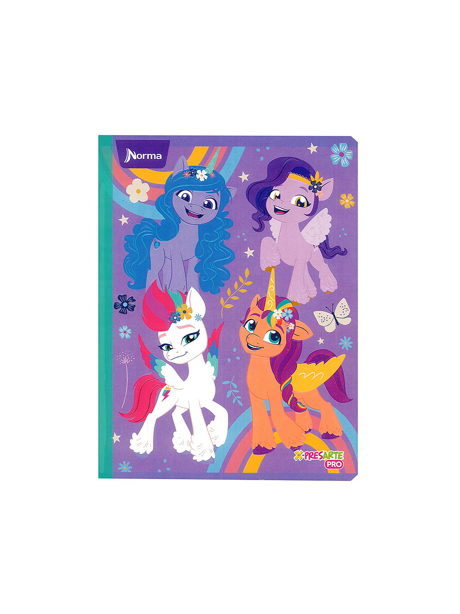Cuaderno Cosido Norma My Little Pony 100 Hojas Cuadros 2