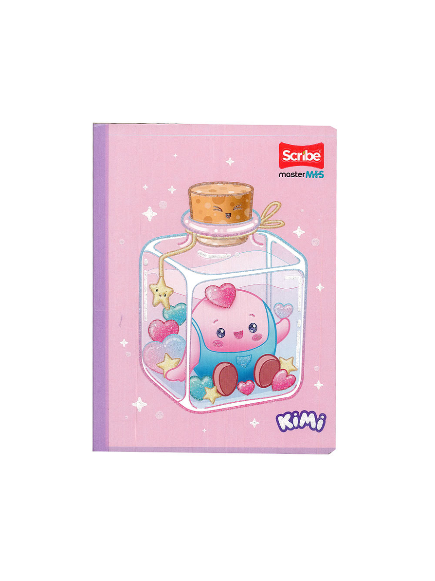 Cuaderno Cosido Kimi 100 Hojas Líneas 3