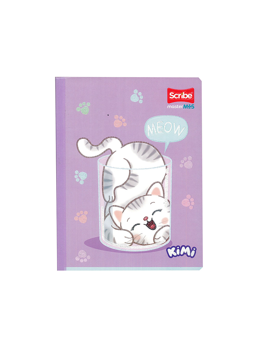 Cuaderno Cosido Kimi 100 Hojas Líneas 4