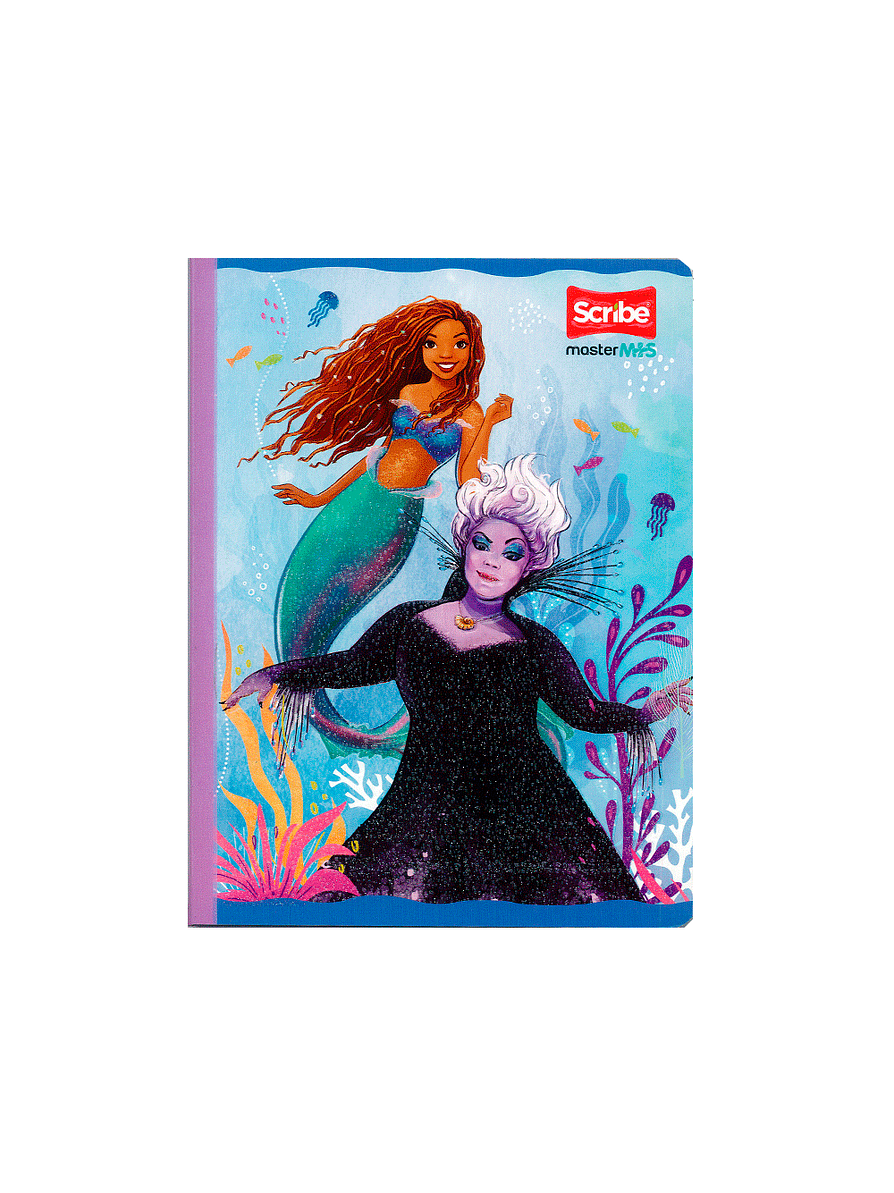 Cuaderno Cosido Sirenita 100 Hojas Líneas 7