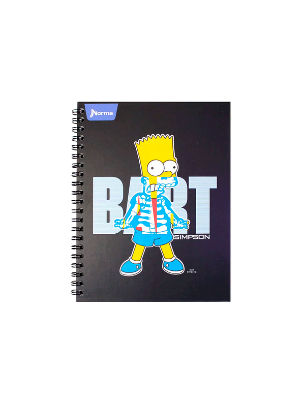 Cuaderno Catedrático Pasta Dura The Simpson 80 Hojas 2