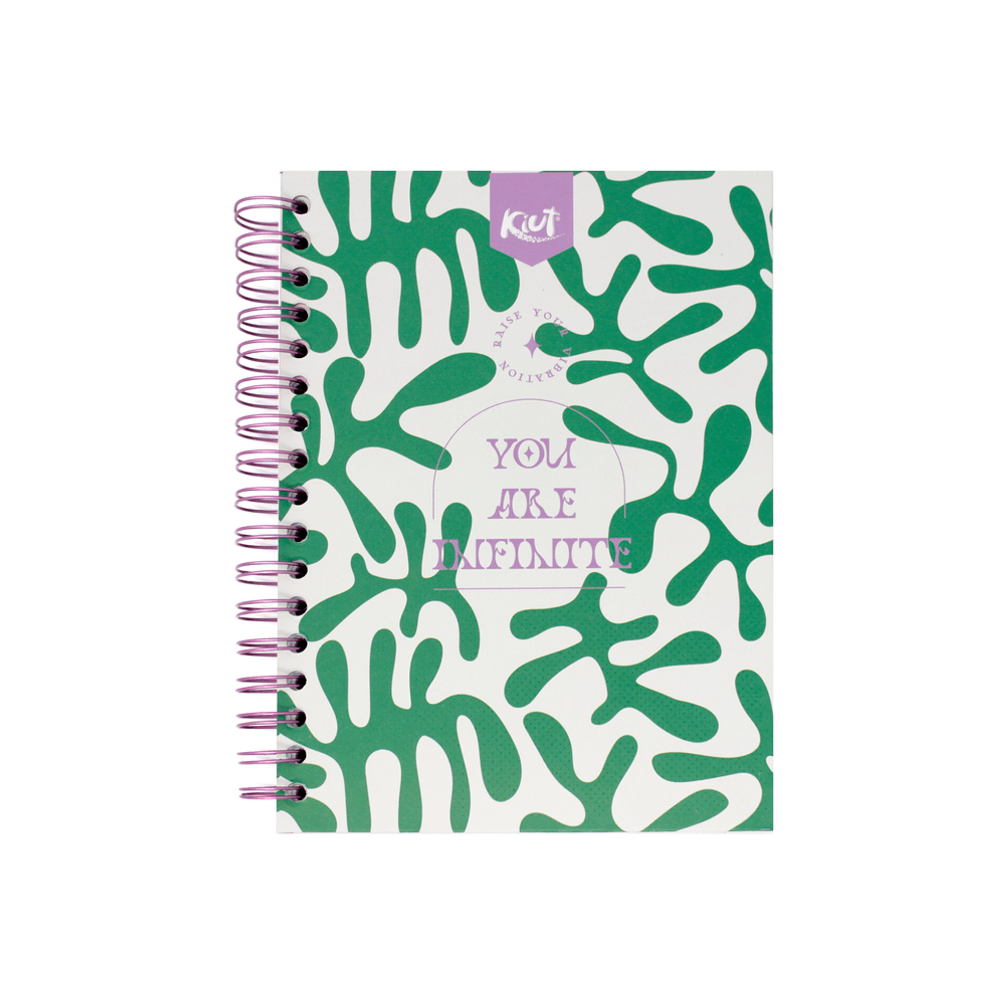 Cuaderno Argollado Pasta Dura Kiut 80 Hojas Cuadros 2