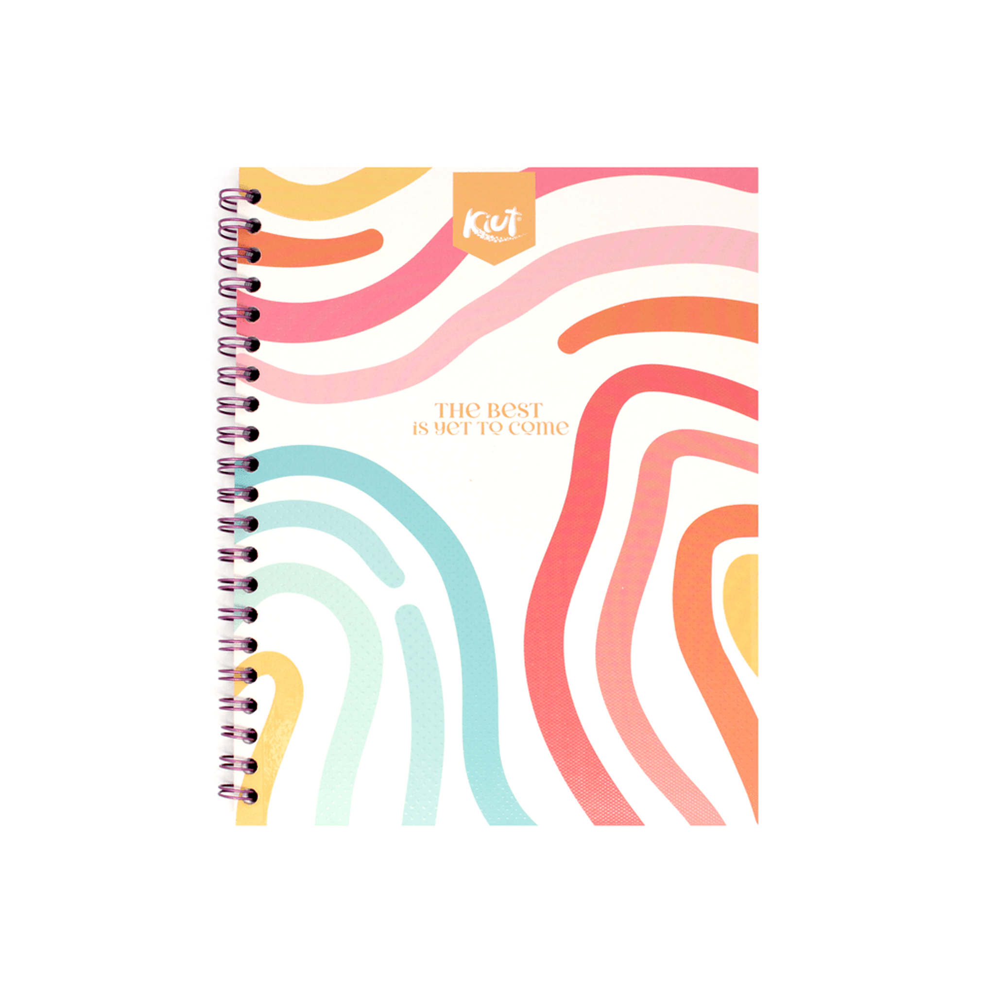 Cuaderno Argollado Pasta Dura Kiut 80 Hojas Cuadros 3