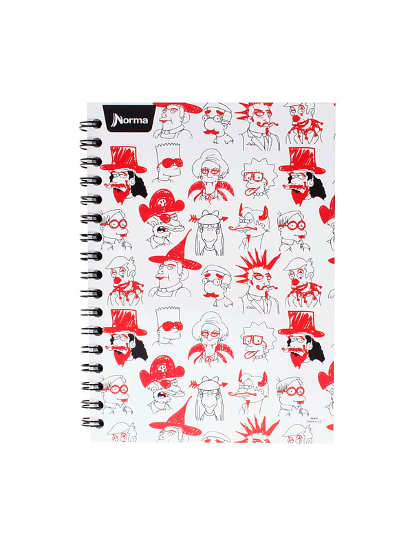 Agenda Pasta Dura The Simpson 7 Materias 2