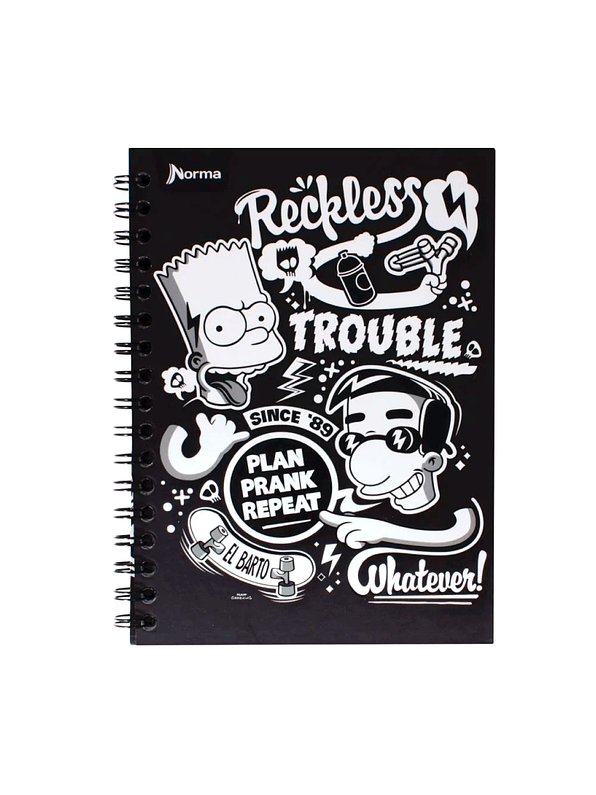 Agenda Pasta Dura The Simpson 7 Materias 3