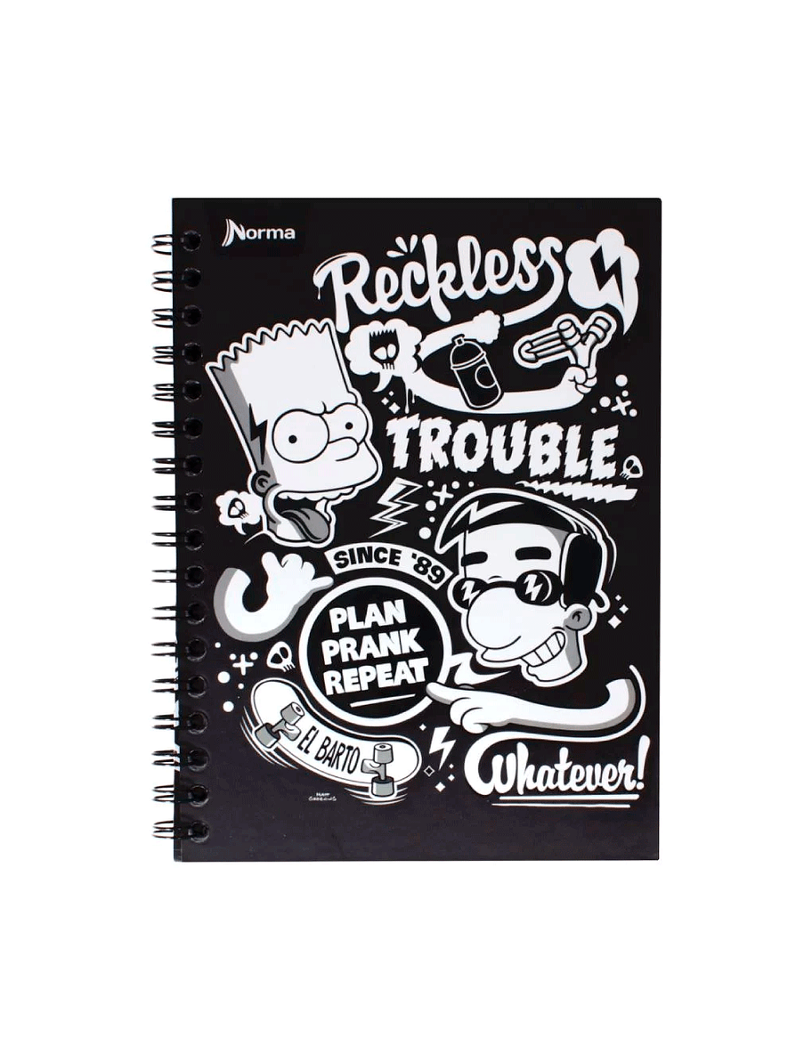 Agenda Pasta Dura The Simpson 7 Materias 3