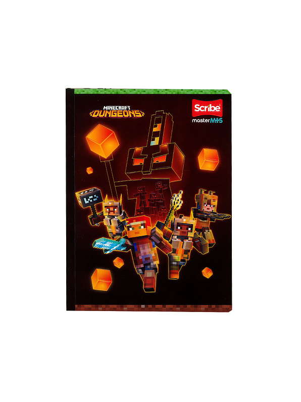 Cuaderno Cosido Minecraft 50 Hojas Cuadros  2