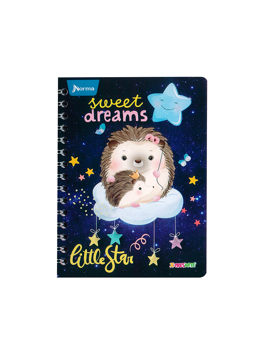 Cuaderno Argollado X-Presarte Femenino 80 Hojas  2