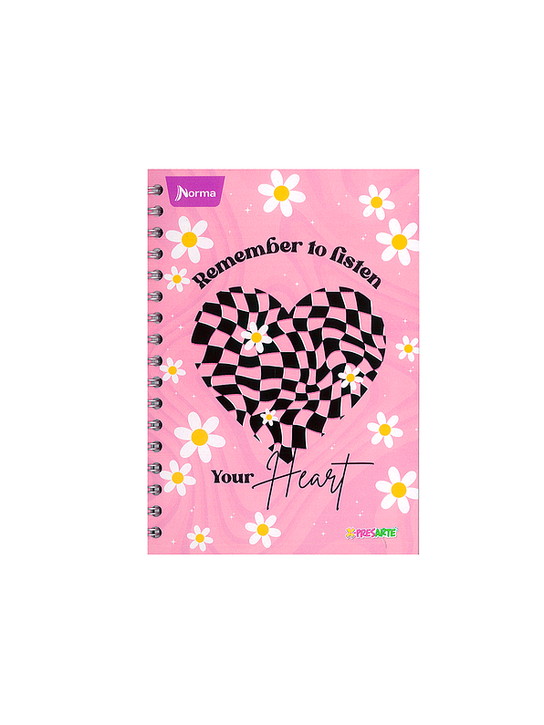 Agenda Pasta Dura X-Presarte Femenino 7 Materias  2