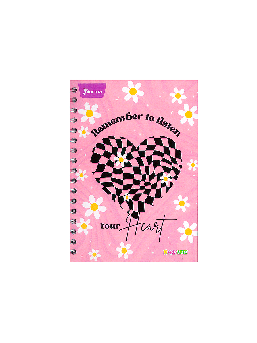 Agenda Pasta Dura X-Presarte Femenino 7 Materias  2