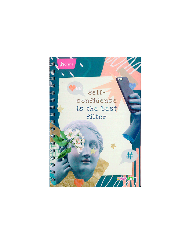 Agenda Pasta Dura X-Presarte Femenino 7 Materias  3