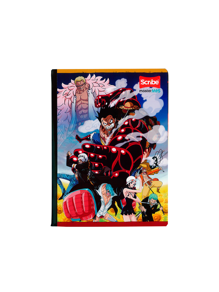 Cuaderno Cosido One Piece 50 Hojas Cuadros  2