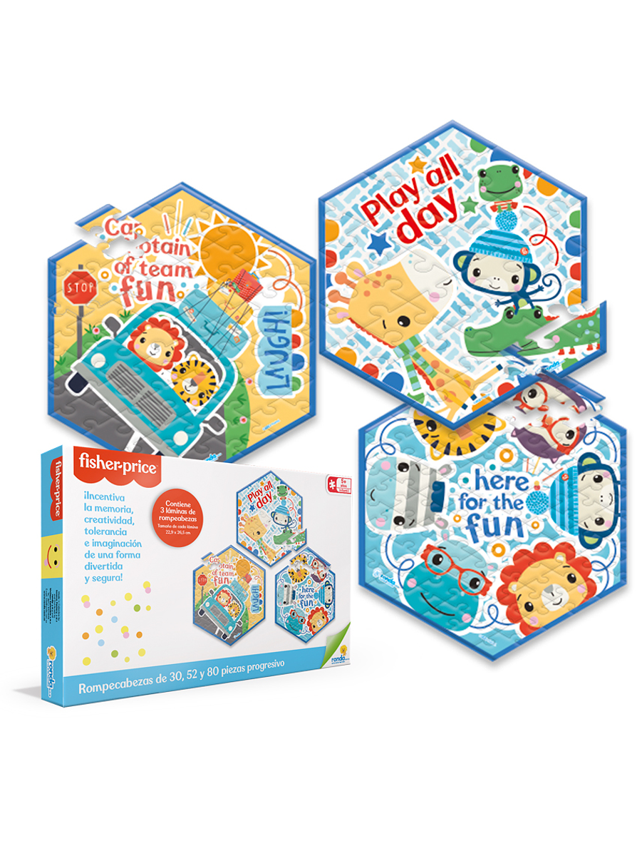 Rompecabezas Progresivo Fisher-Price 2