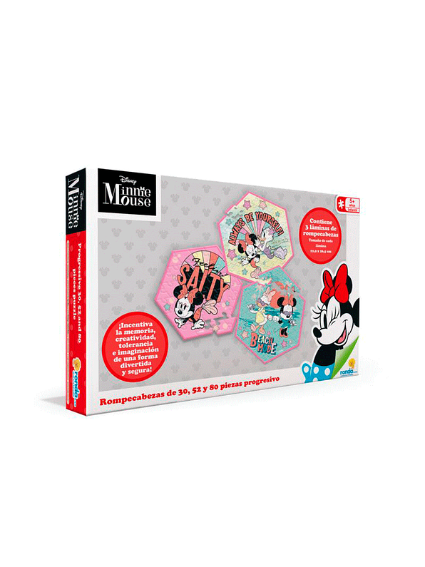 Rompecabezas Progresivo Minnie Mouse  1