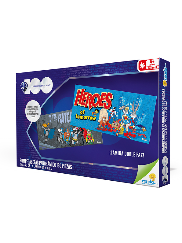 Rompecabezas X 180 Piezas Warner 100 3