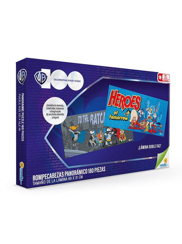 Rompecabezas X 180 Piezas Warner 100 1