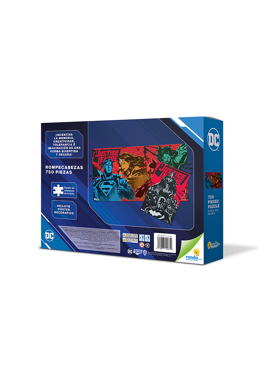 Rompecabezas X 750 Piezas Liga De La Justicia 4