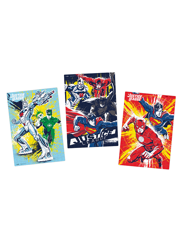 Rompecabezas 3 X250 Piezas Liga De La Justicia  4