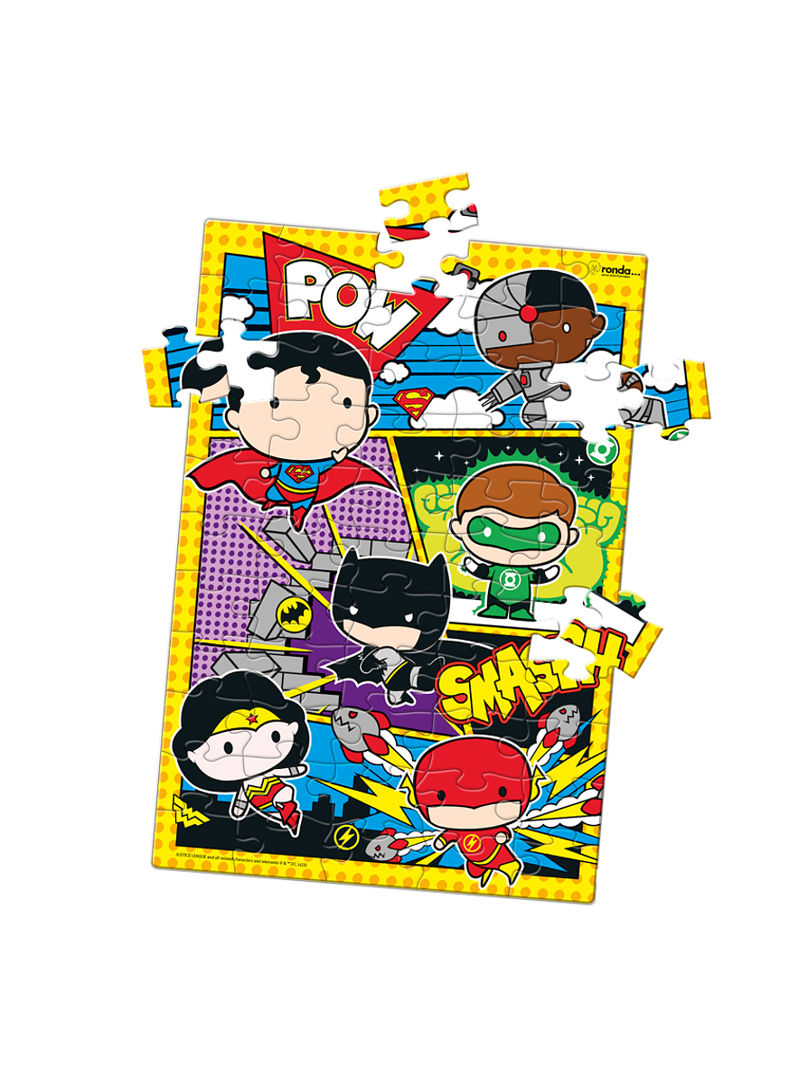 Rompecabezas X 55 Piezas Liga De La Justica  4