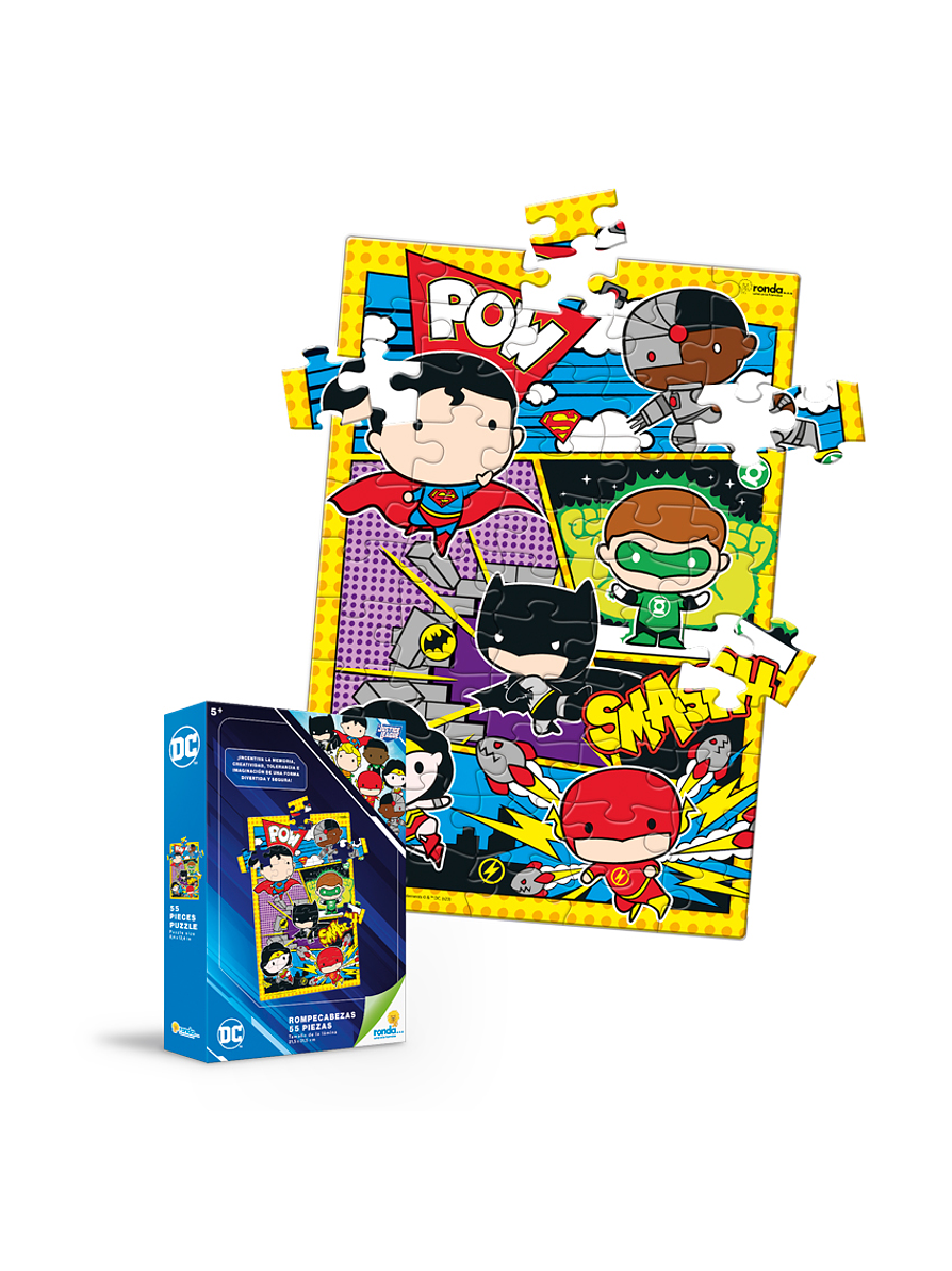 Rompecabezas X 55 Piezas Liga De La Justica  2