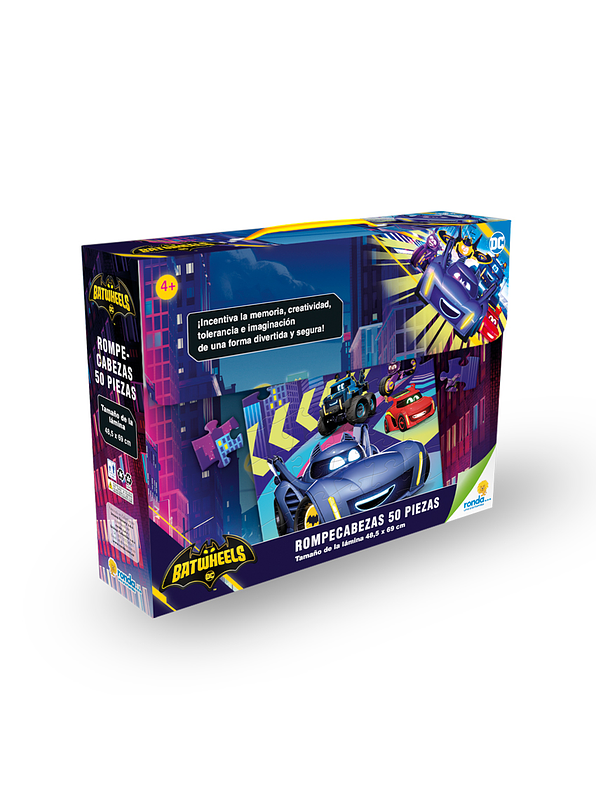 Rompecabezas X 50 Piezas Gigante Batwheels 1