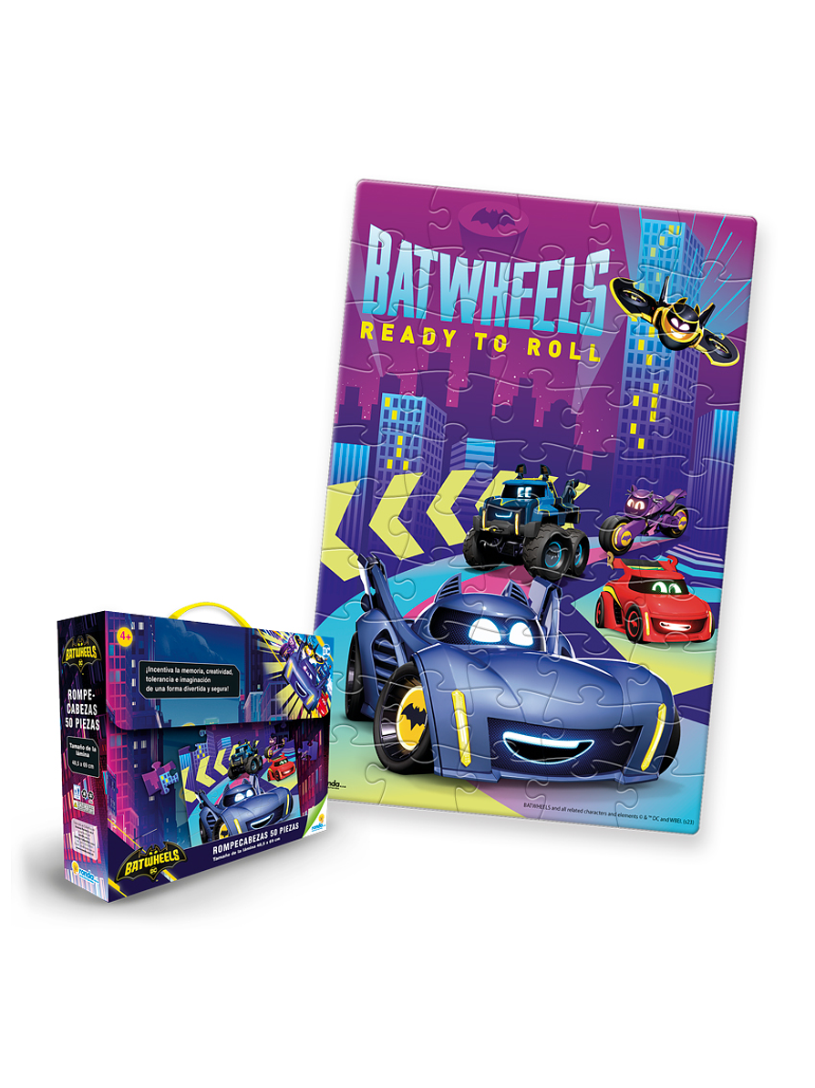 Rompecabezas X 50 Piezas Gigante Batwheels 2