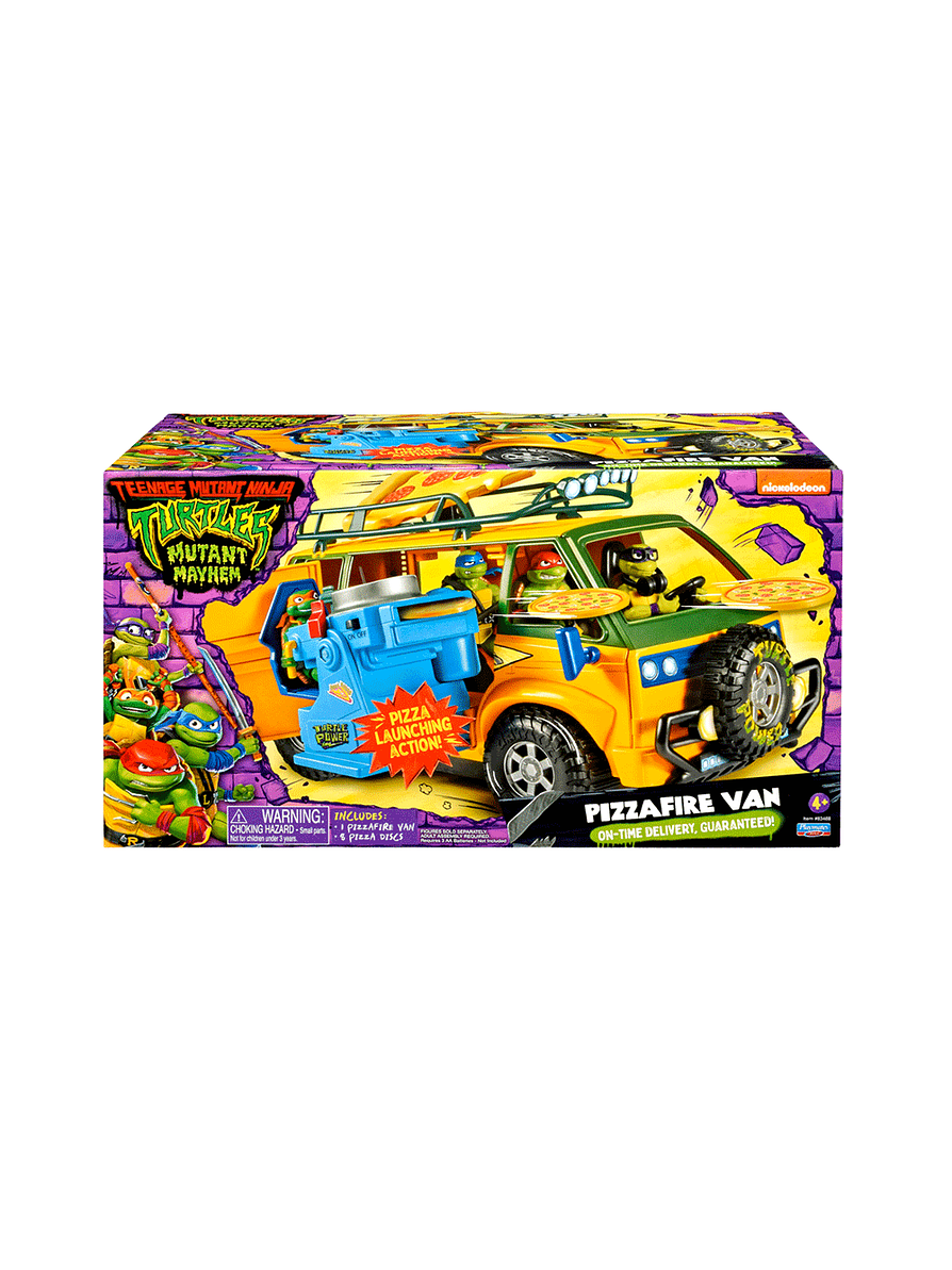 Tortugas Ninja Pizza Fire Van  1