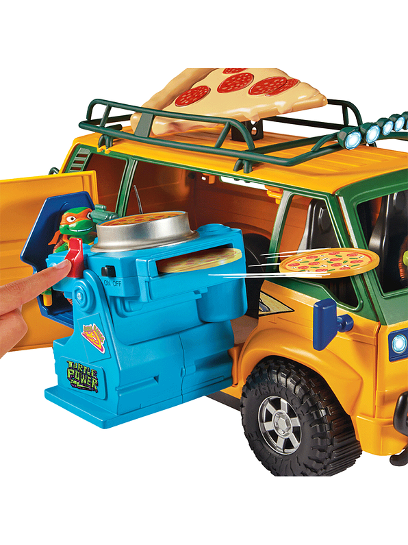 Tortugas Ninja Pizza Fire Van  2