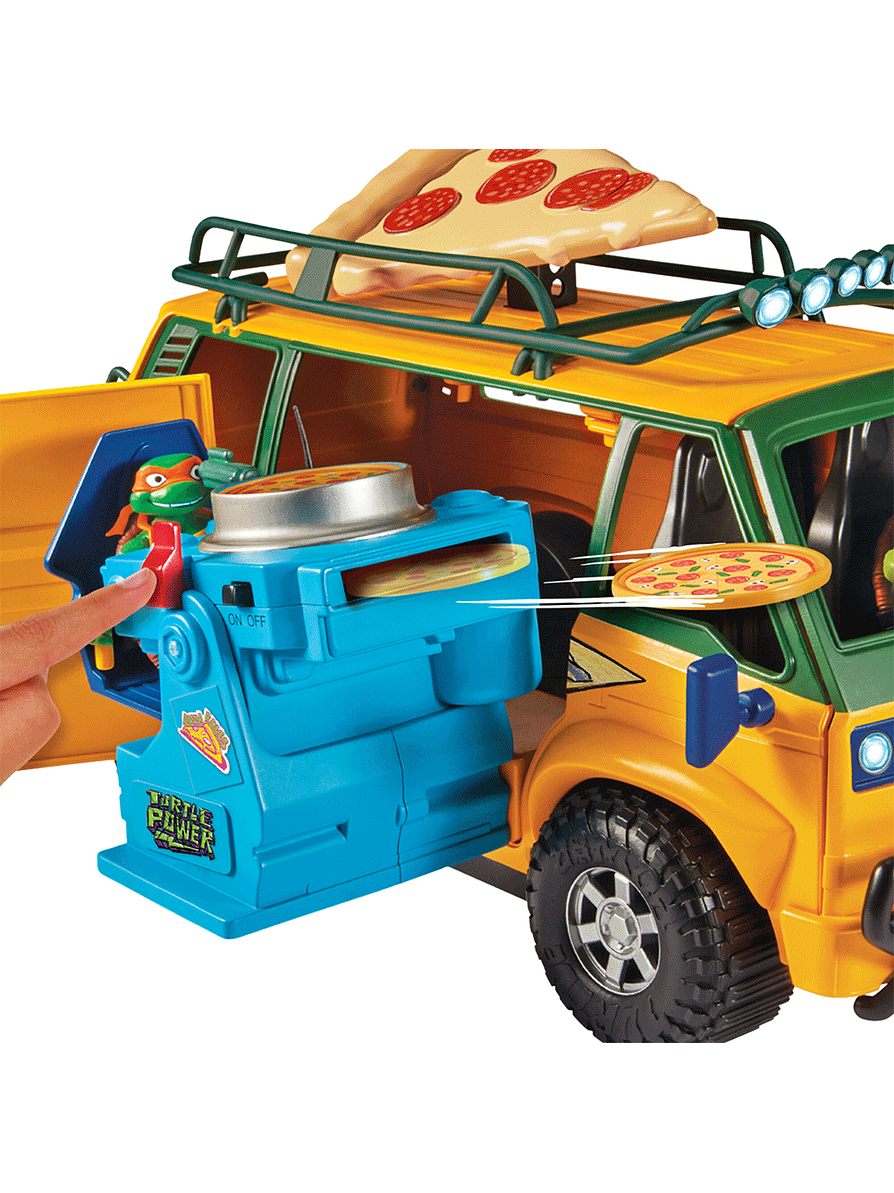 Tortugas Ninja Pizza Fire Van  2