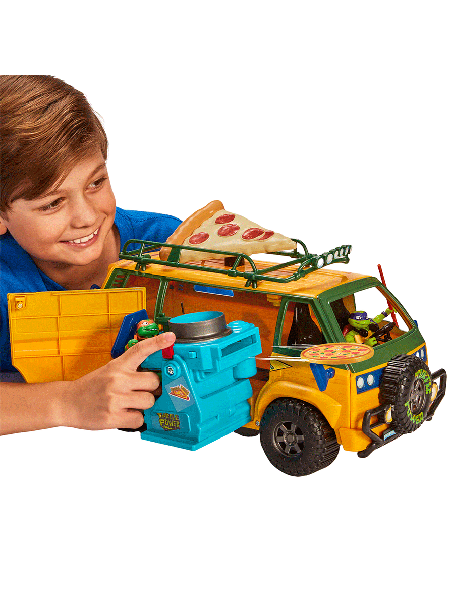 Tortugas Ninja Pizza Fire Van  3