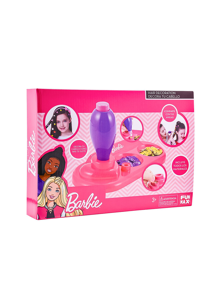 Set De Belleza Con Accesorios Para El Cabello Barbie 1