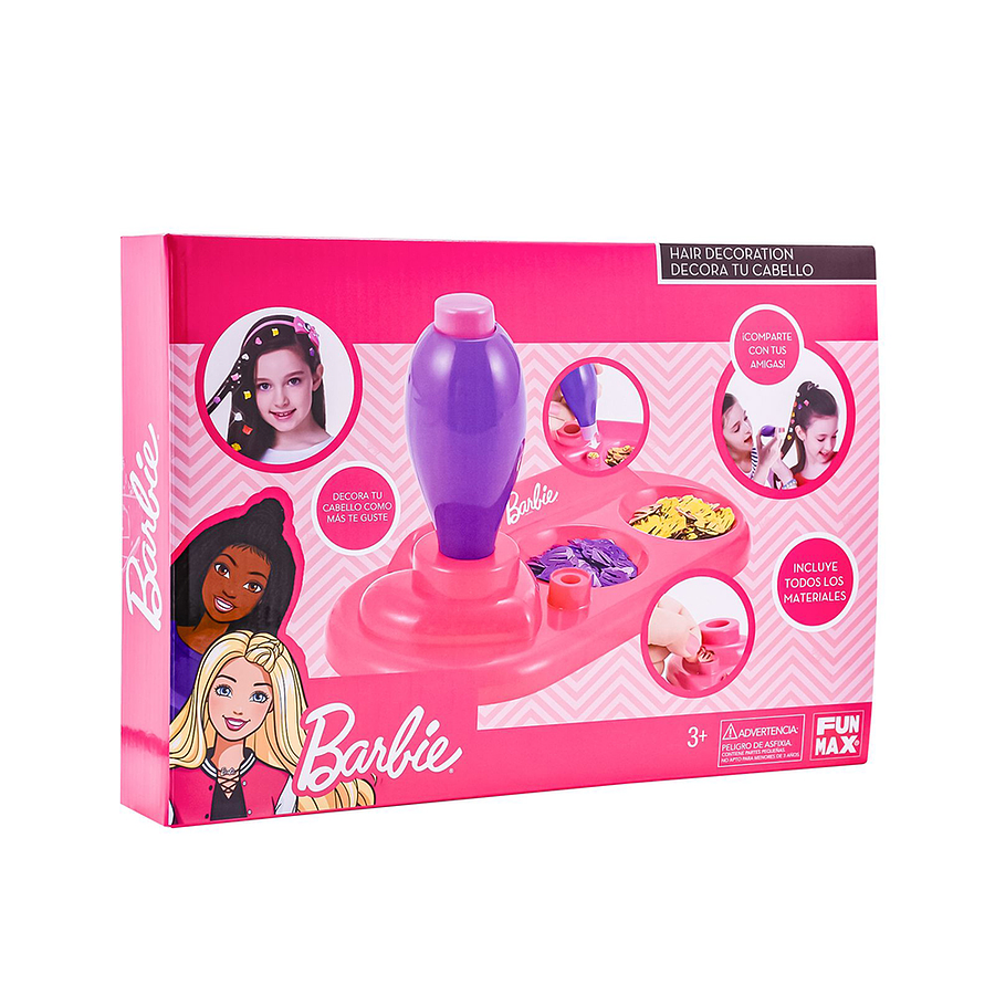 Set De Belleza Con Accesorios Para El Cabello Barbie 1