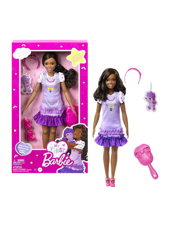Barbie Muñecas Básicas Con Vestido Y Accesorios  3
