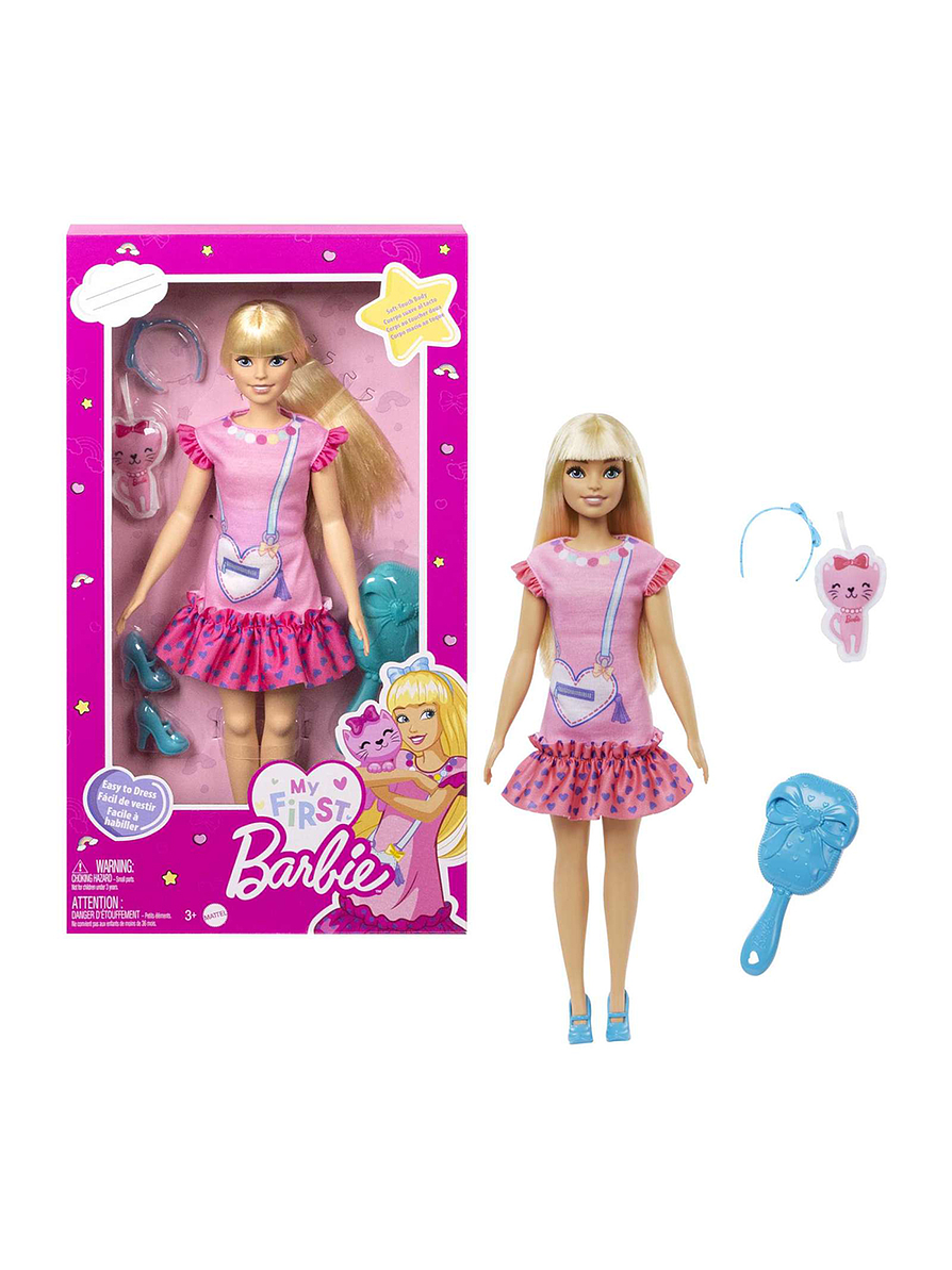 Barbie Muñecas Básicas Con Vestido Y Accesorios  1