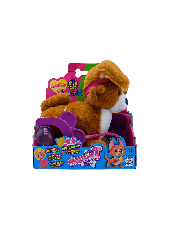 Peluche Perrito Con Sonido Corgi 1