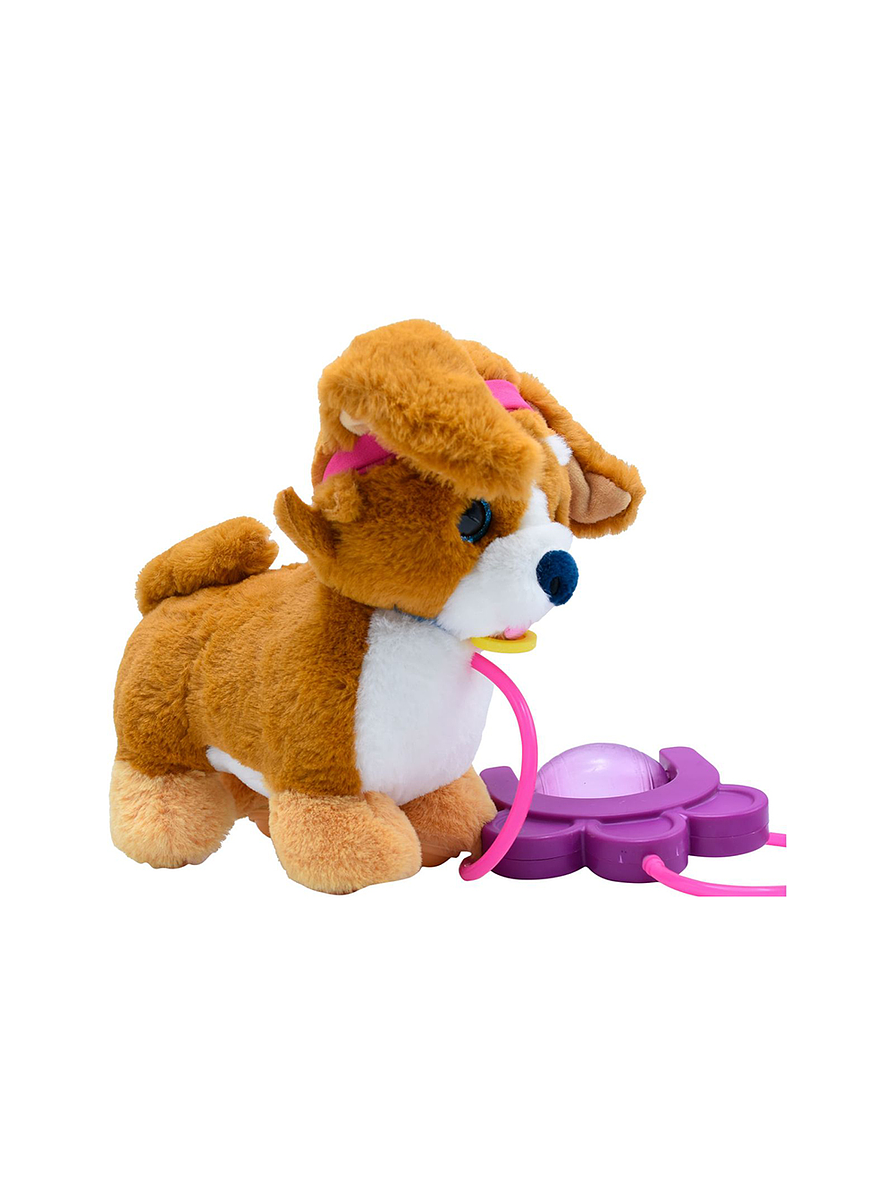 Peluche Perrito Con Sonido Corgi 2